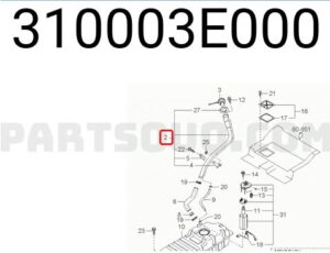310003E000   BARNDSTOFVULPIJP  KIA / HYUNDAI   310003E000