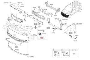92201E4010 Kia LAMP ASSY-FRONT FOG,  MISTLICHT LINKS  92201E4010