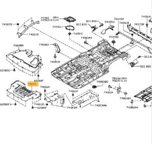 758956UA0B MOTORPLAAT VOOR NISSAN QASHQAI 758956UA0B