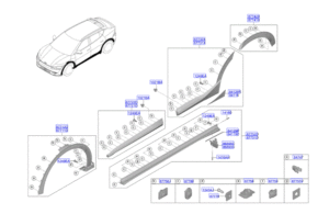 87712C5000 KIA SORENTO WIELKUIPLYST RECHTS VOOR 87712C5000