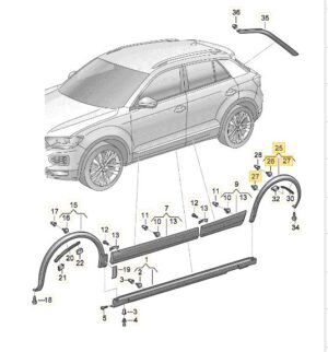 2GA854819E 9B9 T-ROC 2022- WIELKUIPLIJST ACHT LI 2GA854819E 9B9