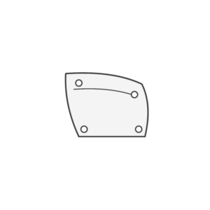 DH4J50340 CX-3 15- ACHTERBUMPER MODDERPLAAT RE DH4J50340